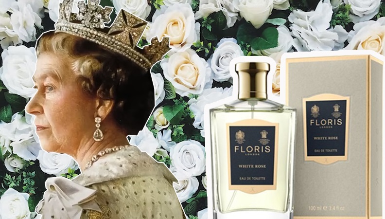 Королева Елизавета ll и одни из ее любимых духов духи White Rose от Floris