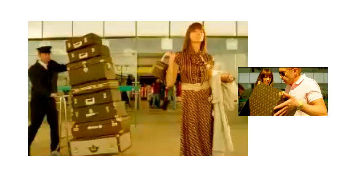 LVMH и компания «Нидан соки», стоп кадр спорной рекламы